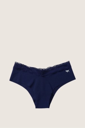 Victoria's Secret No-Show No Show Cheeky Knickers Blau | 831-FBIMWJ