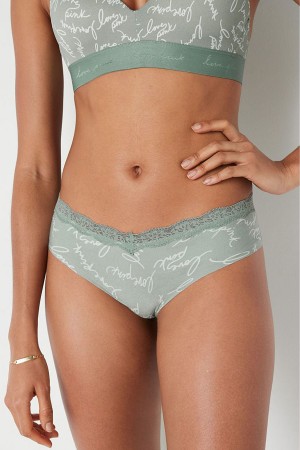 Victoria's Secret No-Show No Show Cheeky Knickers Grün | 135-UPFYTI