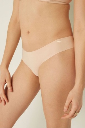 Victoria's Secret No-Show No Show Tanga Knickers Blau | 846-MHKQAV