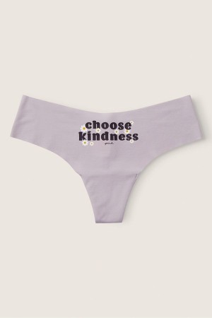 Victoria's Secret No-Show No Show Tanga Knickers Lila Lila | 269-OCHTVU