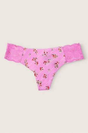 Victoria's Secret No-Show No Show Tanga Knickers Blau | 907-JPRDKS