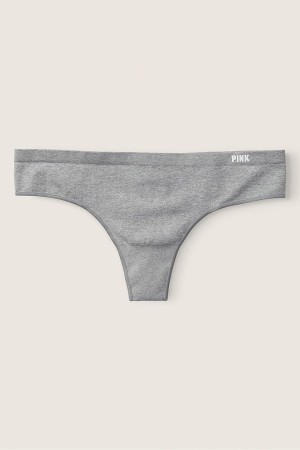 Victoria's Secret No-Show No Show Tanga Knickers Grau | 081-UJZETI