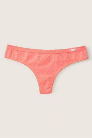 Victoria's Secret No-Show No Show Tanga Knickers Koralle Orange | 504-OZDLVI