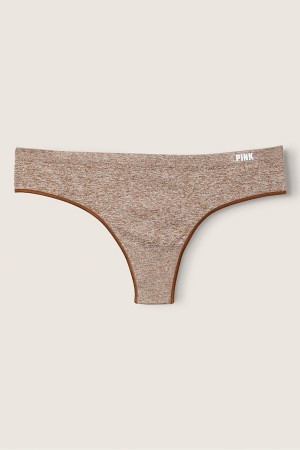Victoria's Secret No-Show No Show Tanga Knickers Braun | 284-VQSTMY