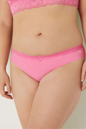 Victoria's Secret No-Show No Show Tanga Rosa | 912-VJYCSB