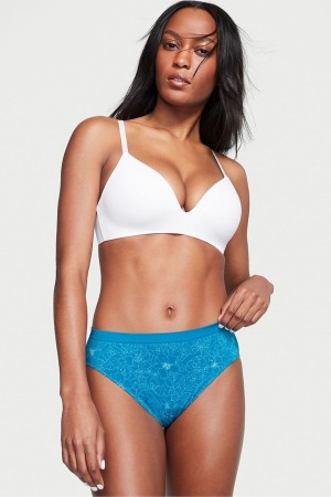 Victoria's Secret No Show Seamless Bikini Knickers Blau | 895-KEOCGV