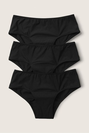 Victoria's Secret Period Pants Period Panty Hipster Knickers 3 Pack Schwarz | 421-ZIUHXF