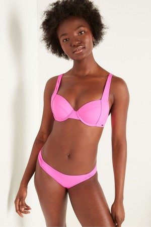 Victoria's Secret Push Up Bikini Top Rosa | 570-ACJQVI