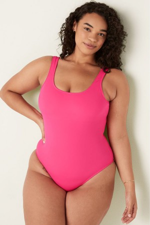 Victoria's Secret Scoop One Piece Swimsuit Rosa | 168-TFQLXS