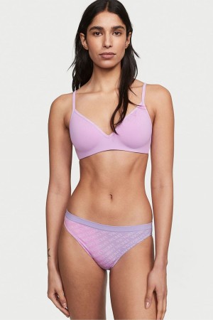 Victoria's Secret Seamless Bikini Knickers Lila | 358-GAPDQM