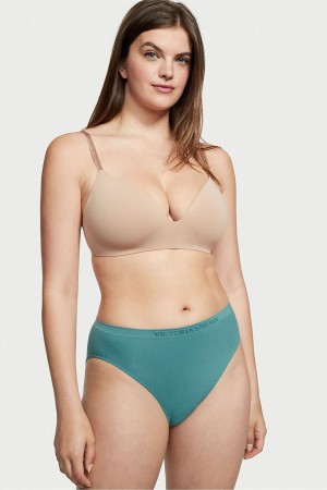 Victoria's Secret Seamless Bikini Knickers Grün | 681-TUSQVR