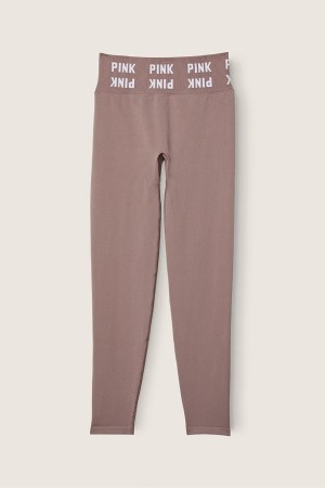 Victoria's Secret Seamless High Taille Full Length Leggings Kaffee Braun | 792-EJQDHI