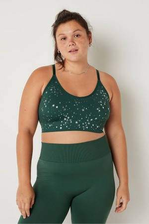 Victoria's Secret Seamless Seamless Lightly Gefütterte Low Impact Sports Bra Hellblau | 619-QDWMNC