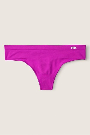 Victoria's Secret Seamless Tanga Knickers Rosa | 427-XYPNGI