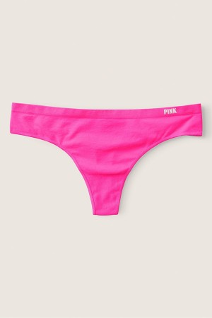Victoria's Secret Seamless Tanga Knickers Rosa | 027-KHJBAZ