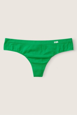 Victoria's Secret Seamless Tanga Knickers Rosa | 964-YIAMKN