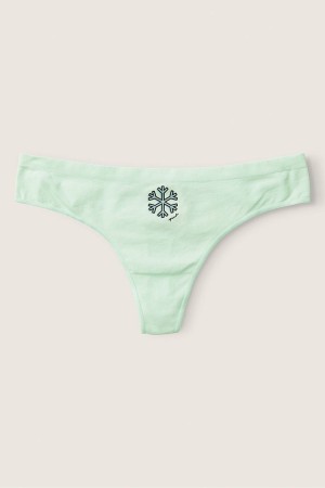 Victoria's Secret Seamless Tanga Knickers Rosa | 205-MXJGFQ