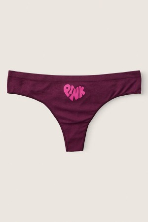 Victoria's Secret Seamless Tanga Knickers Rosa | 903-VUOZAL