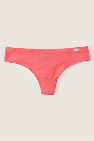 Victoria's Secret Seamless Tanga Knickers Rosa | 870-SOJIGY