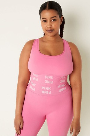 Victoria's Secret Seamless Unlined Low Impact Bra Rosa | 856-BZGNRT