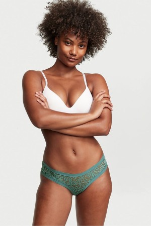 Victoria's Secret Sexy Illusions by Victorias Secret Mesh No Show Cheeky Knickers Schwarz | 936-ROBPZC