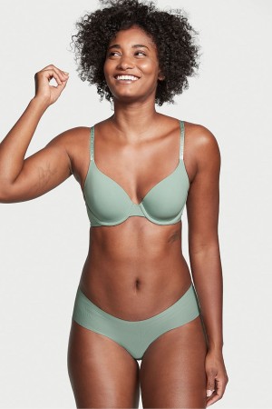 Victoria's Secret Sexy Illusions by Victorias Secret Gerippt No Show Cheeky Knickers Grün | 012-KVMLYP
