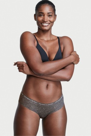 Victoria's Secret Sexy Illusions by Victorias Secret Smooth No Show Hipster Knickers Schwarz | 721-ZTKXPF