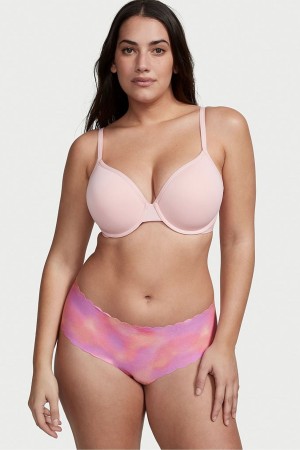 Victoria's Secret Sexy Illusions by Victorias Secret No Show Cheeky Knickers Rosa | 931-AKJBFL