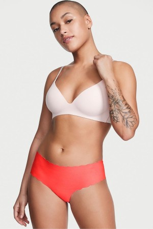 Victoria's Secret Sexy Illusions by Victorias Secret NoShow Cheeky Knickers Koralle Orange | 735-OLNEXT
