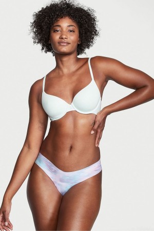 Victoria's Secret Sexy Illusions by Victorias Secret No Show Tanga Knickers Braun | 470-BYPKVA