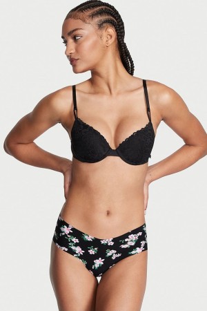 Victoria's Secret Sexy Illusions by Victorias Secret No Show Cheeky Knickers Schwarz | 873-YIVPNT