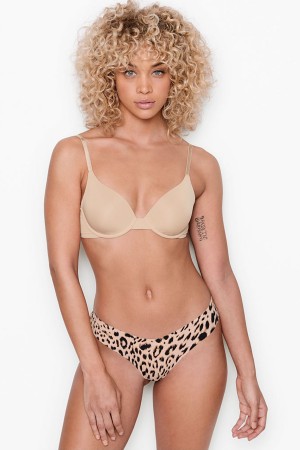 Victoria's Secret Sexy Illusions by Victorias Secret No Show Tanga Knickers Almost Nude | 517-KUNCBR