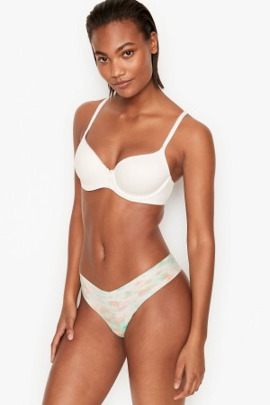 Victoria's Secret Sexy Illusions by Victorias Secret No Show Tanga Knickers Almost Nude | 360-VKXENL