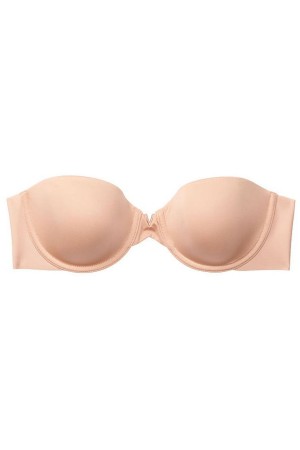 Victoria's Secret Sexy Illusions by Victorias Secret Smooth Lightly Gefütterte Multiway Strapless Bra Cameo Nude | 610-CQTEMA
