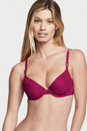 Victoria's Secret Sexy Tee Spitze Lightly Gefütterte T-Shirt Bra Schwarz | 072-VMYCTK