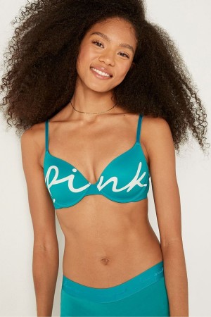 Victoria's Secret Smooth Lightly Gefütterte T-Shirt Bra Weiß | 531-PUNKSF