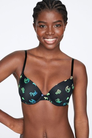 Victoria's Secret Smooth Push Up T-Shirt Bra Lila | 569-QRMDPV