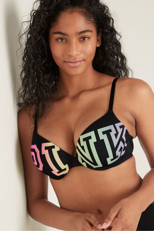 Victoria's Secret Smooth Push Up T-Shirt Bra Lila | 432-RSKYVA
