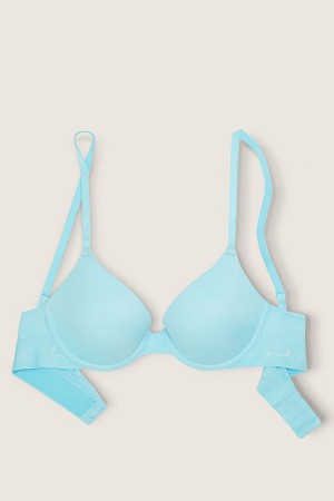 Victoria's Secret Smooth Push Up T-Shirt Bra Schwarz | 021-LHDUMK
