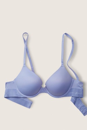 Victoria's Secret Smooth Push Up T-Shirt Bra Schwarz | 480-PYNDJF