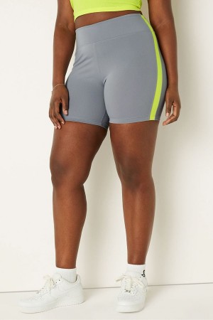 Victoria's Secret Soft Ultimate Stripe High Taille 6 Bike Kurzes Blau | 348-GISZNB