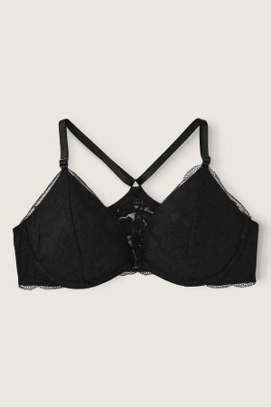 Victoria's Secret Spitze Front Befestigung Push Up Bra Blau | 920-YHTOMJ