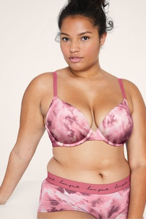 Victoria's Secret Spitze Lightly Gefütterte T-Shirt Bra Blau | 419-HSZTRG