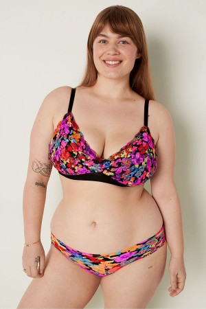 Victoria's Secret Spitze Unlined Triangle Bralette Schwarz | 693-RQEGSC