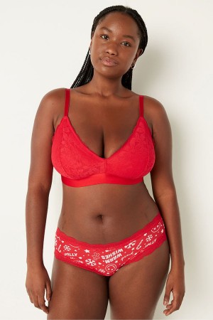 Victoria's Secret Spitze Unlined Triangle Bralette Schwarz | 594-EFQTYX