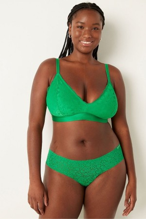 Victoria's Secret Spitze Unlined Triangle Bralette Schwarz | 142-TMYCJH