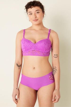 Victoria's Secret Spitze Wired Push Up Bralette Lila | 468-WCGBEX