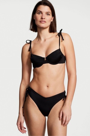Victoria's Secret Swim Bikini Bottom Schwarz | 015-LAWGIT