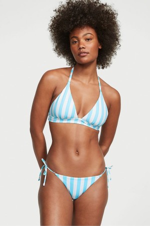 Victoria's Secret Swim Bikini Top Blau Streifen | 941-YJRINX