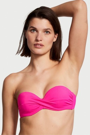 Victoria's Secret Swim Bikini Top Rosa | 937-ZBOSTQ